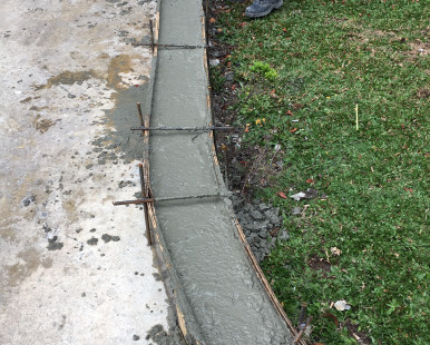 Sửa Chữa Bó Vỉa + Xây Gờ Ngăn Ngập Nước