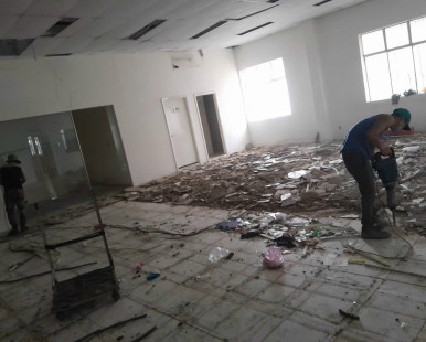 Công trình cải tạo kho tự động hóa Cty UNITEX (VIỆT NAM) KCN Đồng An. 